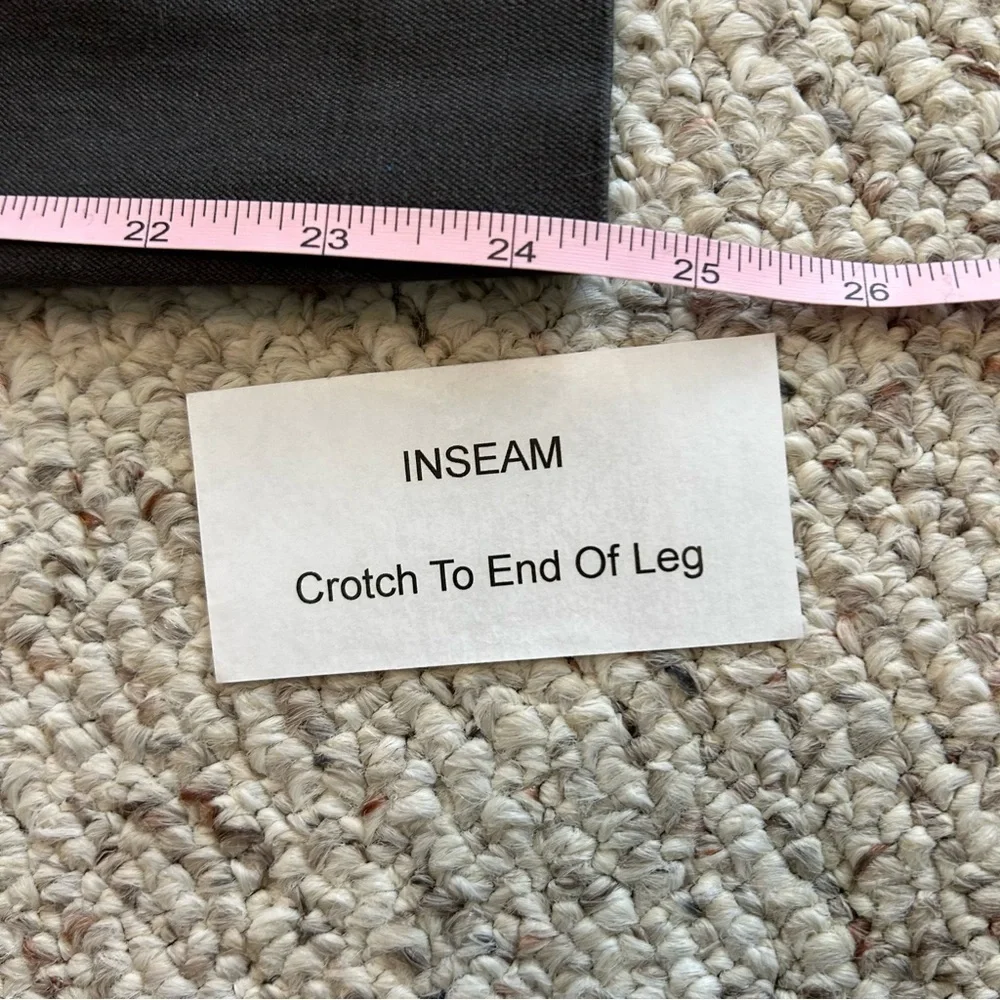 J Crew | Cotton Mercantile Trousers Dress Pants Dark Gray Women’s Size 6